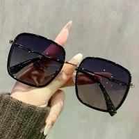 ราคา แว่นกันแดดกรอบสี่เหลี่ยม กรอบใหญ่ ระดับไฮเอนด์ ป้องกันรังสียูวี ใหม่สำหรับปี 2025 mirror filter mirror filter mirror filter (1732300109155960455)