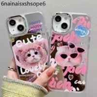 ราคา ❤️จัดส่งทันที❤️เคสไอโฟน11/12/13/14 Pro max เคสน่ารัก Cute Cats Mirror Case For iPhone 11 12 13 14 11PM 12PM 13PM 14PM, (1731595736261494319)
