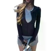 ราคา เสื้อยืดแขนยาวผู้หญิงแฟชั่น ปี 2024 [146 9] Clothing ผ้าฝ้าย ซีทรู เชอร์รี่ แฟชั่น ผู้ หญิง สีส้ม Women ผ้าแก้ว เสื้อ ปาด ไหล่ ยก แขน ได้ pixie outfit เสื้อผ้า endless holi (1731382416424798264)