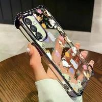 ราคา เคสป้องกันโทรศัพท์มือถือ, สำหรับ Samsung A25, A24 (4G), A23, ลายลูกแมว, ป้องกันสี่มุม, กันกระแทก, ชุบด้วยไฟฟ้า, โปร่งใส, นุ่ม samsung a05s case case samsung a16 outfit top fo (1731732933697964595)