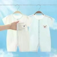 ราคา เสื้อผ้าเด็กแรกเกิด, ฤดูร้อนบาง, Onesie, ทำจากผ้าฝ้าย, ชุดรอมเปอร์, แขนสั้นเด็ก, เหมาะสำหรับเด็กทารก, ชุดเลานจ์ beige baby outfit ชุด แมนยู เด็ก แรก เกิด (1732106333928655443)