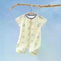 ราคา เสื้อผ้าเด็กแรกเกิด แขนสั้นเด็ก Onesies สไตล์บางฤดูร้อน สำหรับเด็กชายและเด็กหญิง ชุดรอมเปอร์ ชุดปีนเขา ชุดนอนไม่มีกระดูก beige baby outfit ชุด แมนยู เด็ก แรก เกิด (1732106280504429139)