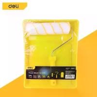 ราคา Deli ชุดถาดกลิ้งพร้อมอุปกรณ์ทาสี ขนาด 4"/9" นิ้ว ลูกกลิ้งทาสี อุปกรณ์ทาสีบ้าน ถาดหนา ทนทาน Paint Roller จัดส่งฟรี กทม (1731388135896287051)
