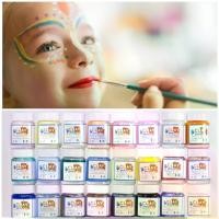 ราคา ชำระเงินปลายทาง (Non Toxic) Face & Body Paint cosmetic grade สีเพ้นท์หน้า เพ้นท์ตัว Clay Mania Face & Body Paint รุ่นใหม่ฝาสีน้ำเงิน (1732246265082120845)