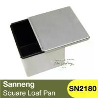 ราคา แซนเน็ง พิมพ์อบขนมปัง+ฝาเลื่อน Sanneng Loaf Square Loaf Pan 105g / SN2180 / กล่องแม่พิมพ์ / พิมพ์โทสต์ / ซานเน็ง (1732037246785717537)