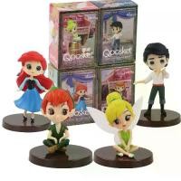 ราคา แอ็คชั่นฟิกเกอร์ เซต 4 ชิ้น Q Posket Petit Fantastic Time Peter Pan Tinker Bell The Little Mermaid เจ้าชาย Eric Ariel ตุ๊กตา (1730065122746992678)