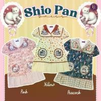 ราคา (มี2XL) Boniga มี 3 สี Shio Pan Dress เดรสทรงปล่อยกระดุมหน้าผ้าไหมญี่ปุ่นพิมพ์ลาย ปกสองชั้น แต่งเทปลูกไม้ ตัดต่อปบายกระโปรงพลีท ซับในทั้งชุด/ยาว32 /.5ลงเดิม (1731215724851070175)