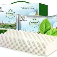 ราคา Lusaby หมอนยางพารา Natural Latex Pillow นุ่มสบาย หมอนข้างละ 2.5 กก. พร้อมปลอกหมอน หมอนยางพาราแท้จากประเทศไทย 056 (1731667323566130477)
