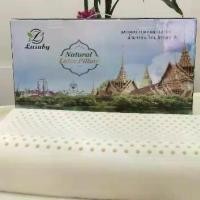 ราคา Lusaby หมอนยางพารา Natural Latex Pillow นุ่มสบาย หมอนข้างละ 2.5 กก. พร้อมปลอกหมอน หมอนยางพาราแท้จากประเทศไทย 072 (1731667387085456685)
