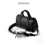 ราคา AGENTLE BOSTON PILLOW BAG กระเป๋าสะพายข้างบอสตันทรงหมอน หนังสีดำ ผู้ชาย COD (1732356877754533073)