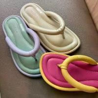ราคา รองเท้าแตะหนีบ Pillow รองเท้าแตะเกาหลี kk011 แตะหนีบนิ่ม พร้อมส่ง สไตล์การระเบิด (1731848358081759054)