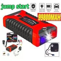 ราคา จั๊มสตาร์ทรถยนต์เครื่องชาร์จรถยนต์แบบพกพา จััมพ์สตาร์ท อุปกรณ์ช่วยสตาร์ทรถยนต์ จั๊มสตาร์ท jump start powerbank ขายดีประจำเดือนนี้ (1731932950514992798)