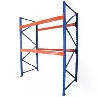 ราคา ชั้นวางสินค้าขนาดใหญ่ ชั้นวางสินค้าอุตสาหกรรม2ชั้นโครงเหล็ก ชั้นวางของหนัก แข็งแรง รับน้ำหนักได้1000KG/ชั้น Pallet rack (1729527001240537598)