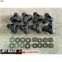 ราคา สินค้าขายดี ลูกบิด 3 แฉก พร้อมแหวนรอง Carryboy เกลียว M8 1 ชุด = 8 ตัว (ของแท้แครี่บอย 100%) JRY Rack ลูกบิดแครี่บอย (1731955132572075335)