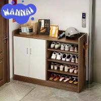 ราคา ชั้นวางรองเท้า shoes shelf ตู้เก็บรองเท้า ตู้รองเท้า ชั้นรองเท้า ตู้เก็บของ shoe rack ชั้นวางไม้ ตู้อเนกประสงค์ พร้อมชั้นวางของ (1731398721887634460)