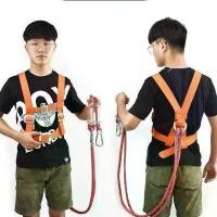 ราคา COD เข็มขัดนิรภัยแบบเต็มตัว seat belt rope hook เข็มขัดเซฟตี้แบบเต็มตัว สายเซฟตี้ กันตกเข็มขัด safety belt (1732428518703662927)