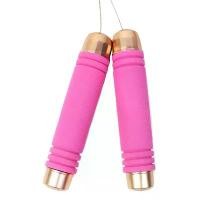 ราคา NET เชือกกระโดด กระโดดเชือก เชือกออกกำลังกาย รุ่น weighted jump rope ปรับความยาวเชือกกระโดดได้ สีชมพู มีบริการเก็บปลายทาง (1731677632020382731)