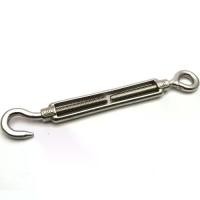 ราคา เกลียวเร่ง สแตนเลส 304 ขนาด 6 มม. Stainless Steel 304 Hook & Eye Turnbuckle Wire Rope Tension Tool M6 (1729582104361274249)