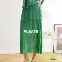 ราคา กระโปรงอัดพลีท รหัส SK103 (ยาว 34 นิ้ว) - PLEATS BY MAMA SKIRT (1731734914751300756)