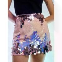 ราคา [Pomelo] กระโปรงทรงเอปักเลื่อม / Sequin Mini Skirt (1731314815828527195)