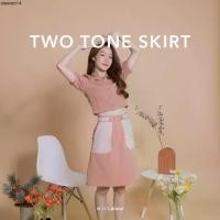 ราคา แนะนำ TWO TONE Skirt กระโปรงทรงเอรุ่นยาว 22 นิ้ว มีกระเป๋า (Mlit_Brand) (1732337783995467112)