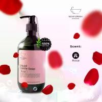 ราคา [COD] [Tiktok]Soap Opera Liquid Castile Soap 500ml Body Wash in Rose (1732306142742086779)