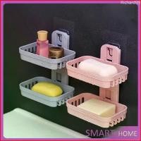ราคา Richard99 ที่วางสบู่ 2 ชั้น ติดผนัง กล่องสบู่ ชั้นวางของแบบติดผนัง Soap Box (1729634838271986220)