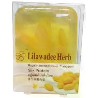 ราคา ลีลาวดีสมุนไพร สบู่โปรตีนไหม สบู่หน้าใส บำรุงผิวกระจ่างใส Handmade Soap 70 g. (1729711827740821987)