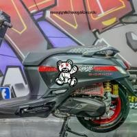 ราคา Hinsticker. สติ๊กเกอร์ติดจีออโน่ ลายหมี ติดรถสีเทา มีให้เลือกหลายสี ตามโทนสีอะไหล่รถได้เลยครับ Motorcycle Sticker มอเตอร์ไซค์ (1730454698257910465)