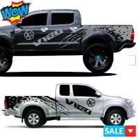 ราคา รุ่นใหม่ A-3034 สติกเกอร์ลายโคลนวีโก้ อุปกรณ์แต่งรถกระบะ vigo Sticker รถยนต์ รถจักร Car (1731841127288179397)