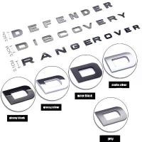 ราคา รถ 3D ตัวอักษร, ตราสัญลักษณ์ฝากระโปรงหน้ารถ, สำหรับ Land Rover Range Rover Velar Sport Discovery 2 3 4 Defender, สติ๊กเกอร์หัวด้านหน้าสีโครเมียม, การออกแบบที่สนุกสนาน Car รถยนต์ Sticker รถจักร (173072