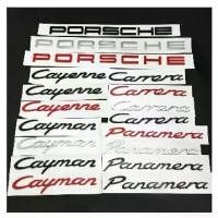 ราคา ใหม่ Porsche 718 โลโก้ Cayman โลโก้ Boxster ด้านหลังด้านหลังโลโก้ 911 โลโก้ดัดแปลงสีดำหางท้ายสติกเกอร์ Car Sticker (1730917904400288026)