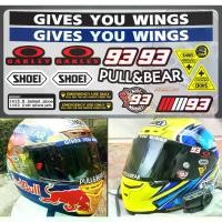ราคา พร้อมส่ง สติ๊กเกอร์ติดชิวหมวกกันน็อต SHOEI / Sticker Helmet Sticker SHOEI (1731573488790373736)