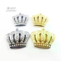 ราคา สติ๊กเกอร์ติดรถ โลโก้มงกุฎ โลโก้รถโลหะ สีทองและสีเงิน ประดับด้วยคริสตัลและเพชร ของขวัญที่ระลึก 1 ชิ้น Car รถจักร Sticker รถยนต์ (1730739632055683354)