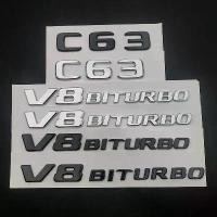 ราคา ตัวอักษรรถยนต์, วัสดุ ABS สีดำ, การออกแบบโครเมียม 3 มิติ, C63 V8 BITURBO, โลโก้ตราสัญลักษณ์, สำหรับ Mercedes C63 AMG W204 W205, สติ๊กเกอร์, อุปกรณ์เสริมท้ายรถด้านหลัง Car Sticker (1730851218181097754)