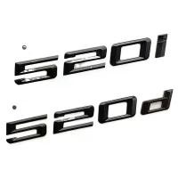 ราคา สติ๊กเกอร์ตราสัญลักษณ์ท้ายรถ, ตัวอักษรสีดำมันวาว ABS 3D, โลโก้ 520i 520d, สำหรับ BMW E60 E39 F10, ขายร้อน Car รถยนต์ Sticker รถจักร (1730495499026270966)