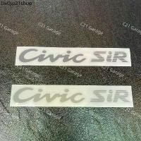 ราคา คลังสินค้า สติกเกอร์ Civic SiR Sticker ฝาท้ายรถตัวนอก งานสกีนใส3M+เคลือบใสกันuv civic Eg 3door 3ดอ ปี90-95 (1731918766978532832)
