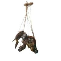 ราคา Elephant Marionette Puppet String หุ่นช้างชัก หุ่นไม้ช้างกระบอก พร้อมรบ ชุดโบราณ ผ้าฝ้ายประดับเม็ดลูกปัดสีทอง บนราวไม้แขวน (1732067821068518866)