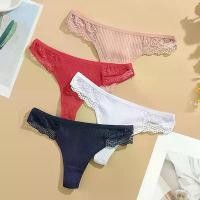 ราคา กางเกงชั้นใน G-String ทอง สำหรับผู้หญิง S-XL กางเกงในลูกไม้เอวต่ำ ชุดชั้นในเซ็กซี่ กางเกงในสตรี ใกล้ชิด Lady เสื้อผ้า (1730591265242318867)