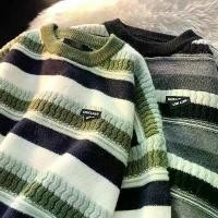 ราคา MNO.9 Sweater 722 เสื้อสเวตเตอร์ ไหมพรม ลาบแถบ ปักอะไหล่ยาง สีสวม มาใหม่ เสื้อแขนยาวสีดำ เสื้อไหมพรมชาย เสื้อกันหนาว สเวตเตอร์ชาย ผู้ชาย Man Clothing สีเทา (1731525160286390353)