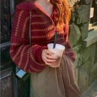 ราคา Mori Sweater- สเวตเตอร์โอเวอร์ เสื้อกันหนาวสีแดง (1729840108972640992)