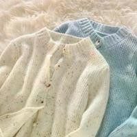 ราคา พร้อมส่งจากไทย เสื้อคลุมไหมพรม คาร์ดิแกนไหมพรม คาร์ดิแกน Cardigan Sweater เสื้อกันหนาว เสื้อผ้าเกาหลี สีขาว (1729589554397219552)