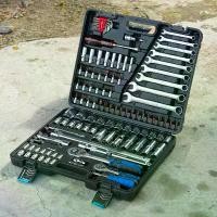 ราคา ชุดบล็อก EURO KING TOOL ลูกบล็อก และ ประแจ ขนาด 1/2"-1/4"นิ้ว พร้อมชุดเครื่องมือ 111 ชิ้น ของแท้ 100% ชุดบล็อก และ ประแจ ลูกบล็อก เหล็ก CRV แท้ (1730346874233457231)