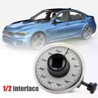 ราคา ปรับ 1/2 นิ้วไดรฟ์แรงบิดมุมวัดโรงรถอัตโนมัติซ่อมมือชุดเครื่องมือประแจวัดยานยนต์เมตร Tool เกจตั้งองศา เกจวัดแรงบิดแบบองศา 1-2” (1730662610779147073)