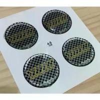 ราคา 4 pieces VOLK gold color wheel hub stickers 48mm RAY Racing Resin resin car decoration stickers alloy wheel stickers logo (1731931102331307759)