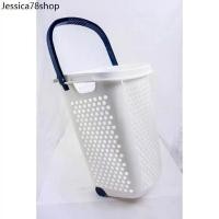 ราคา RLL ✧ตะกร้าผ้าล้อลาก สีน้ำเงิน Hamper with wheel Blue Navy Lift And Go BK-137-4❅ (1732386866605426079)