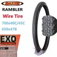 ราคา Maxxis - ยางจักรยานเสือหมอบ Rambler wire Exo 700C 700x40c 45C 650x47b การผจญภัยกรวด (1729811527212043083)