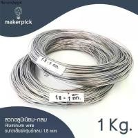 ราคา ลวดอลูมิเนียมกลม ขนาด 1, 1.5, 2 mm Aluminium Wire ลวดอลูมิเนียม ลวดดัดบอนไซ ลวดอะลูมิเนียม (1731594420847674666)