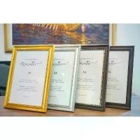 ราคา COD กรอบรูป ทองมีลาย รหัส104 ขนาด A4 ใบประกาศ 8x10 8x12 นิ้ว (1732397472250890108)