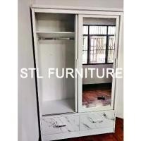 ราคา ส่งฟรี ตู้เสื้อผ้าบานเลื่อน กระจก 120 cm (1729593636728440939)